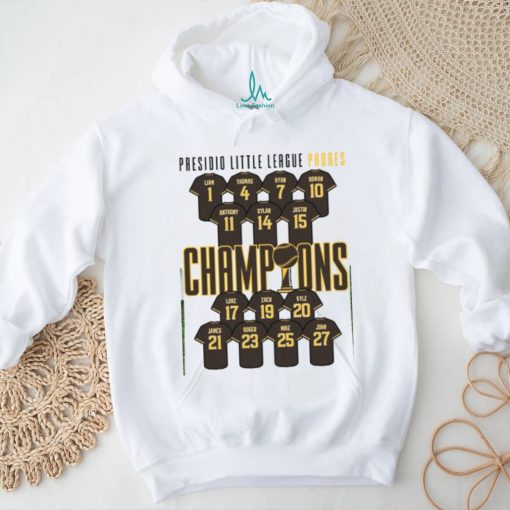Custom Little League Champions T Shirt