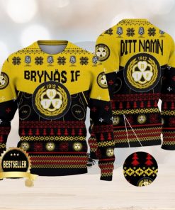 Custom Name Brynas IF Ugly Christmas Sweater New Logo Gift For Men And Women Fans