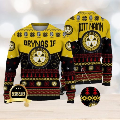 Custom Name Brynas IF Ugly Christmas Sweater New Logo Gift For Men And Women Fans