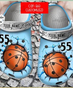 Custom Name Number Basketball Crocs