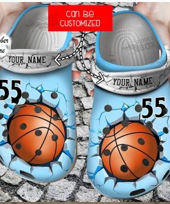 Custom Name Number Basketball Crocs