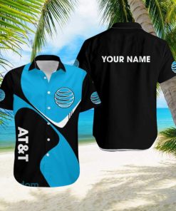 Custom Name at&t Brands Hawaiian Shirt Contemporary Logo AOP Hawaiian Shirt For Men And Women