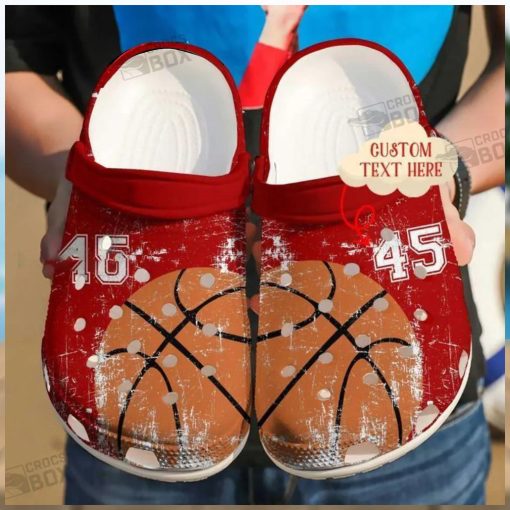 Custom Number Basketball Crocs