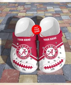 Customized Alabama Crimson Tide NCAA Crocs Slippers