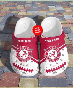 Customized Alabama Crimson Tide NCAA Crocs Slippers