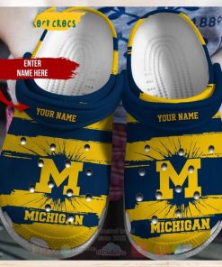 Customized Michigan Wolverines Football Ncaa Crocs