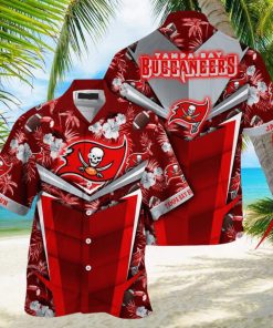 Customized NFL Tampa Bay Buccaneers Hawaiian Shirt Summer Football Aloha Shirt For Fans