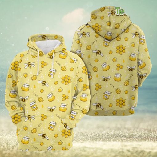 Cute Bee 3D Printed Hoodie