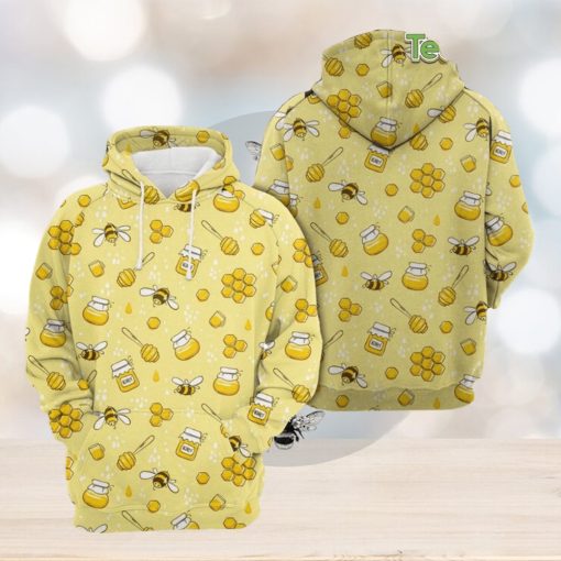 Cute Bee 3D Printed Hoodie