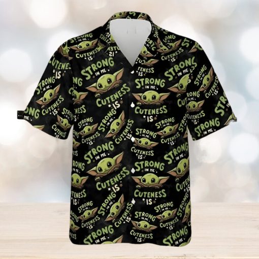 Cuteness Baby Yoda Star Wars Hawaiian Shirt