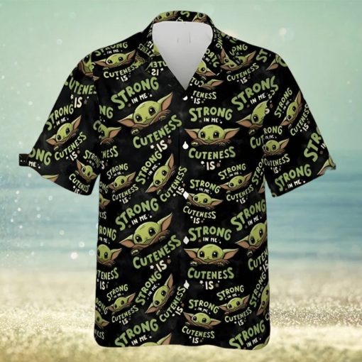 Cuteness Baby Yoda Star Wars Hawaiian Shirt