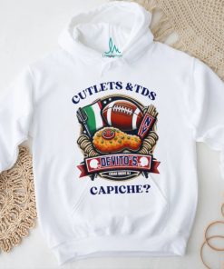 Cutlets and TDS devito’s capiche football shirt, hoodie, sweater, long sleeve and tank top Cutlets and TDS devito’s capiche football shirt