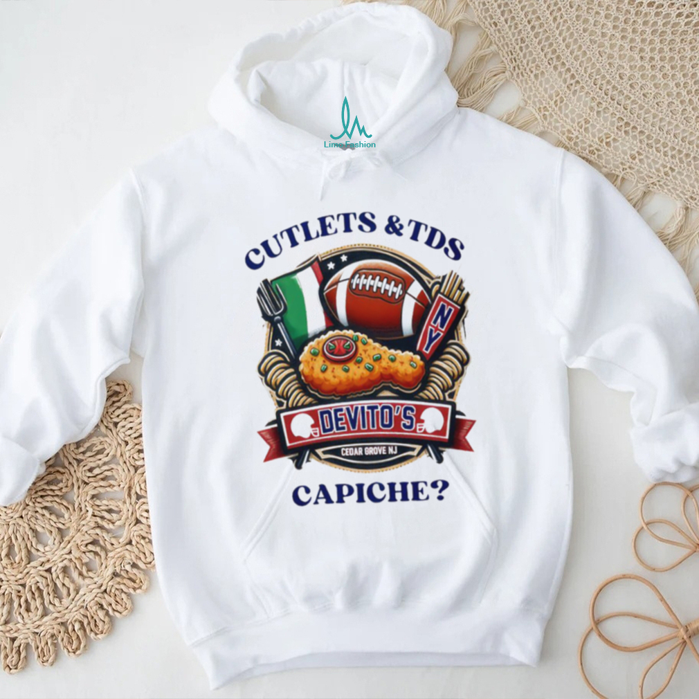 Cutlets and TDS devito’s capiche football shirt Cutlets and TDS devito’s capiche football shirt
