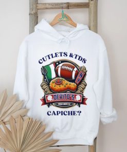 Cutlets and TDS devito’s capiche football shirt, hoodie, sweater, long sleeve and tank top Cutlets and TDS devito’s capiche football shirt
