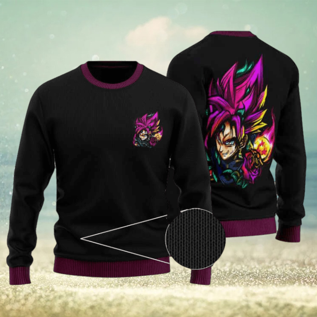 Rose goku black online hoodie