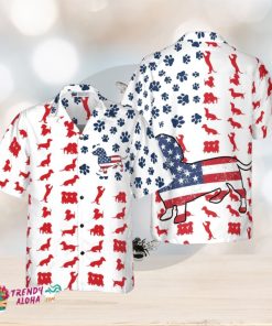 Dachshund American Flag Hawaiian Shirt