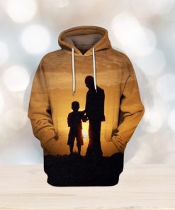 Dad And Sun In Sunset 3d All Over Print Hoodie