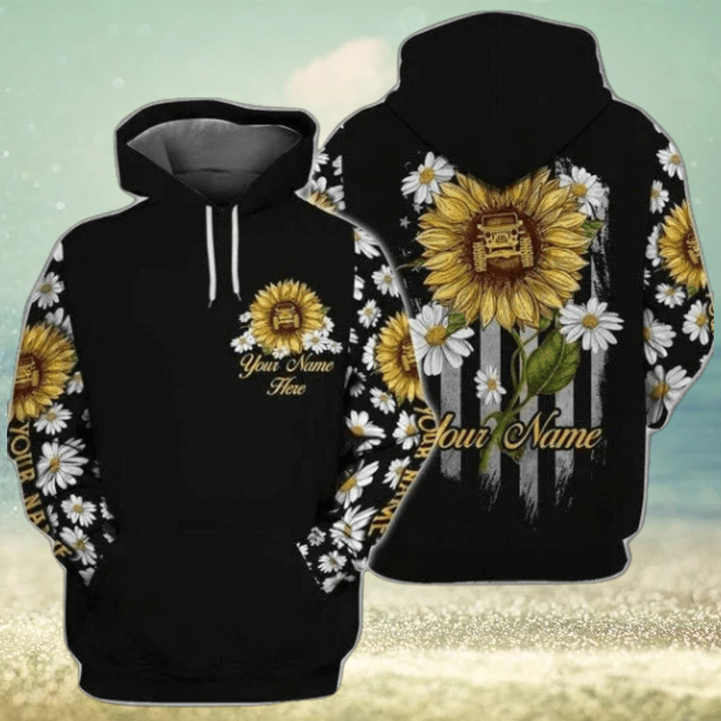 Daisy And Sun Flower Custom Name 3d All Over Print Hoodie Daisy And Sun Flower Custom Name 3d All Over Print Hoodie