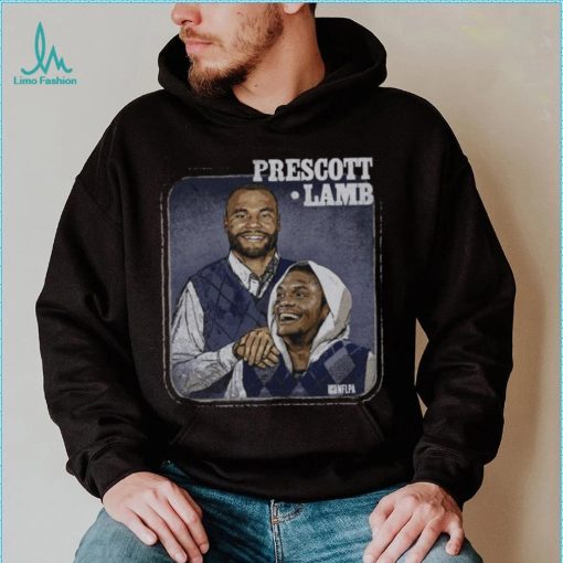 Dak Prescott & CeeDee Lamb Dallas Step Brothers WHT Shirt