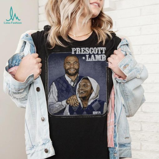 Dak Prescott & CeeDee Lamb Dallas Step Brothers WHT Shirt