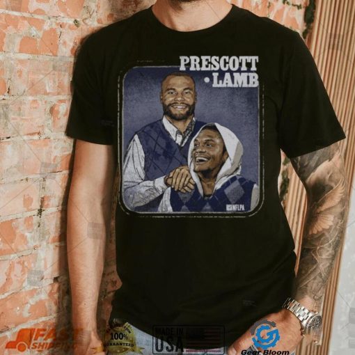 Dak Prescott & CeeDee Lamb Dallas Step Brothers WHT Shirt