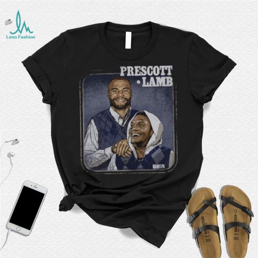Dak Prescott & CeeDee Lamb Dallas Step Brothers WHT Shirt