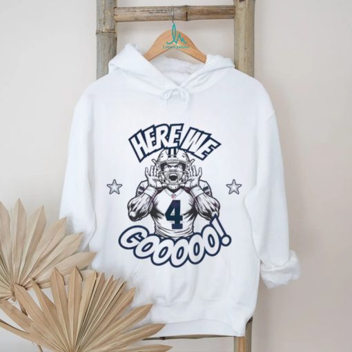 Dak Prescott Here We Go Cowboys Shirt