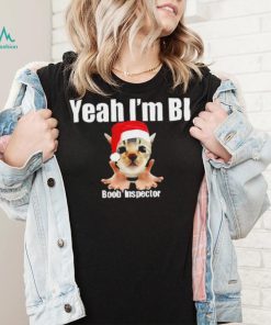 Dalatshirtshop cat yeah I’m bi boob inspector Christmas shirt