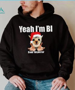 Dalatshirtshop cat yeah I’m bi boob inspector Christmas shirt