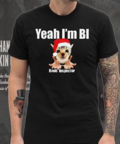 Dalatshirtshop cat yeah I’m bi boob inspector Christmas shirt