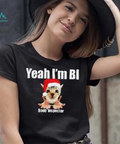 Dalatshirtshop cat yeah I’m bi boob inspector Christmas shirt