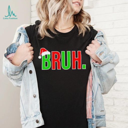 Dalatshirtstore bruh colorful Christmas shirt