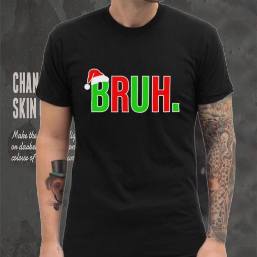 Dalatshirtstore bruh colorful Christmas shirt