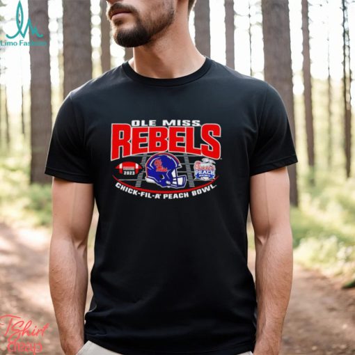 Dalatshirtstore mississippi Ole Miss Rebels Chick Fil A Peach Bowl 2023 Football shirt
