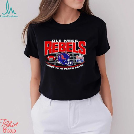 Dalatshirtstore mississippi Ole Miss Rebels Chick Fil A Peach Bowl 2023 Football shirt