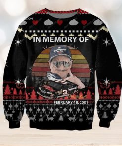 Dale Earnhardt Nascar Woolen Christmas Sweater