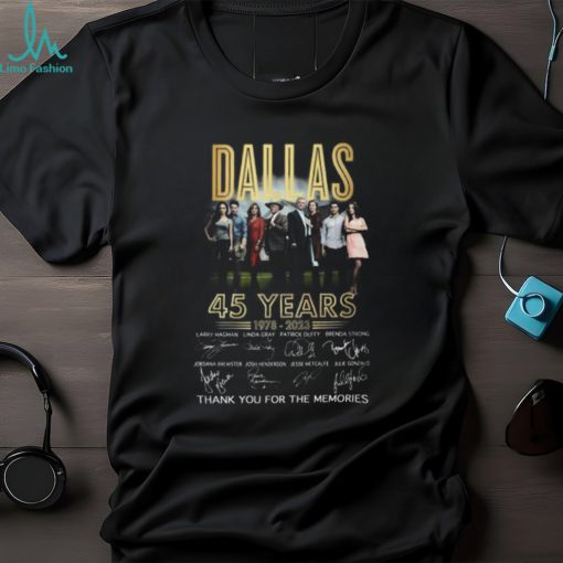 Dallas 45 Years 1978 – 2023 Thank You For The Memories T Shirt