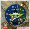 Dallas Cowboy Baby Yoda NFL 2023 Christmas Tree Decorations Ornament