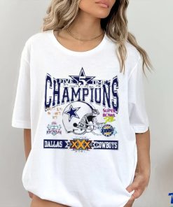 Dallas Cowboys 5 Time Super Bowl Champions Shirt