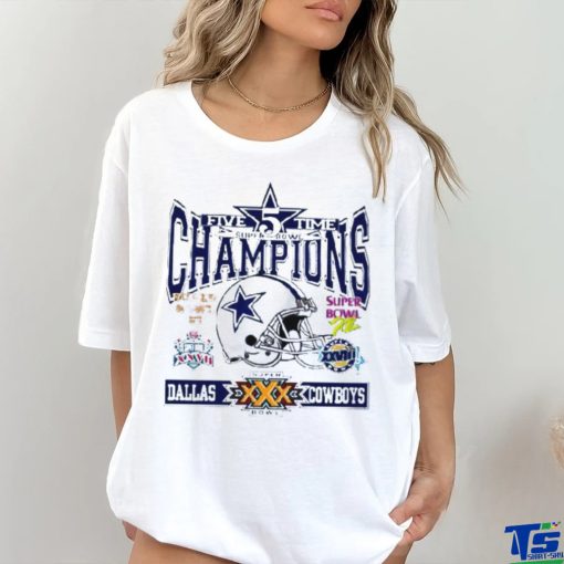 Dallas Cowboys 5 Time Super Bowl Champions Shirt