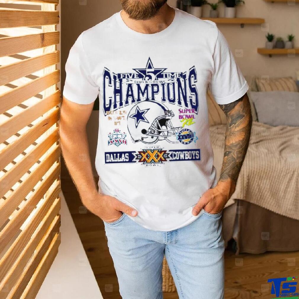 Dallas Cowboys 5 Time Super Bowl Champions Shirt Dallas Cowboys 5 Time Super Bowl Champions Shirt