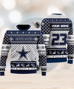 Dallas Cowboys American Football Ugly Christmas Sweater 3D Printed Men And Women Holiday Gift