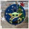 Dallas Cowboys Baby Yoda Ornament