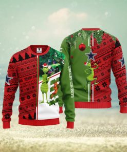 Dallas Cowboys Grinch & Scooby Doo Christmas Ugly Sweater