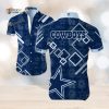 NFL Los Angeles Chargers Custom Name Special Half Tone Mascot Hawaiian Shirt