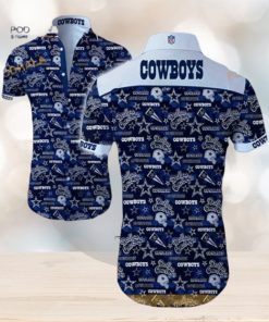 Dallas Cowboys Hawaiian Shirt, Hawaii Vacation Gift Aloha Shirt