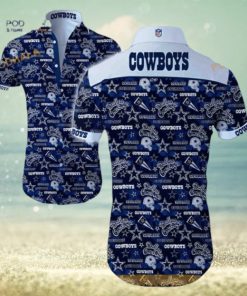 Dallas Cowboys Hawaiian Shirt, Hawaii Vacation Gift Aloha Shirt