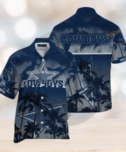 Dallas Cowboys Hawaiian Shirt, Vintage Gift For Football Fans Aloha Shirt