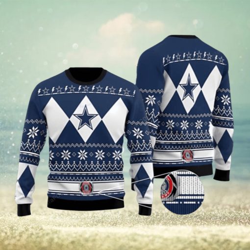 Dallas Cowboys Logo American Football Ugly Christmas Sweater 3D Printed Men And Women Holiday Gift