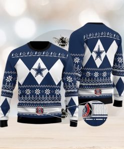 Dallas Cowboys Logo American Football Ugly Christmas Sweater 3D Printed Men And Women Holiday Gift